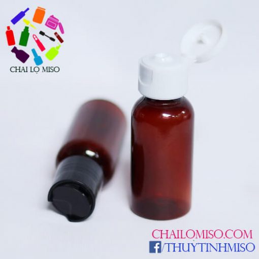 Chai nhựa nắp bật 30ml 3