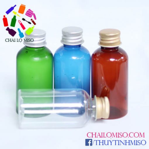 Chai nhựa nắp nhôm 50ml 2