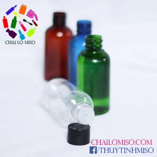 Chai nhựa nút chặn 50ml 3