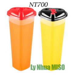 Ly nhựa hình trái tim 4