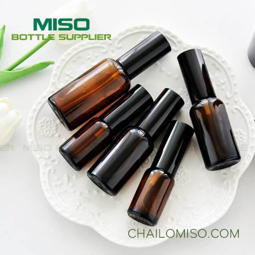 Chai tinh dầu nâu xịt phun sương cao cấp 3